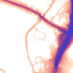 Daytime road noise heatmap for WD3 5GA