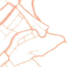 Daytime road noise heatmap for WD3 5JA