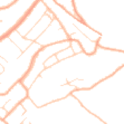 Daytime road noise heatmap for WD3 5JN