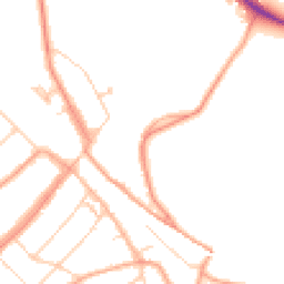 Daytime road noise heatmap for WD3 5LW