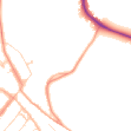 Daytime road noise heatmap for WD3 5QG