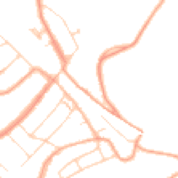 Daytime road noise heatmap for WD3 5QY