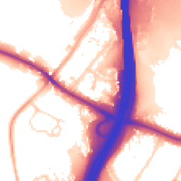 Daytime road noise heatmap for WD3 5TG