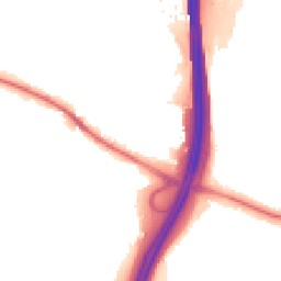 Night-time road noise heatmap for WD3 5TG