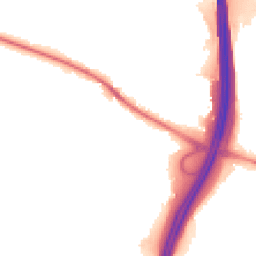 Night-time road noise heatmap for WD3 5TH