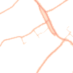 Daytime road noise heatmap for WD3 6BD