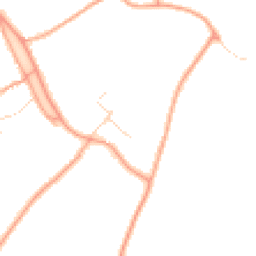 Daytime road noise heatmap for WD3 6DD