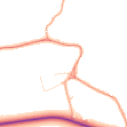 Daytime road noise heatmap for WD3 6ER