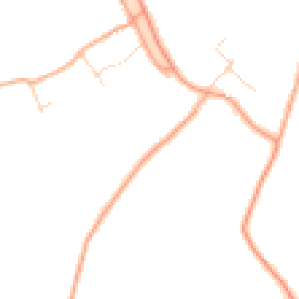Daytime road noise heatmap for WD3 6HL