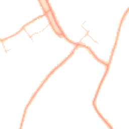 Daytime road noise heatmap for WD3 6HN