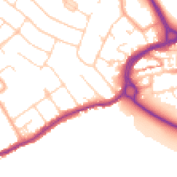 Daytime road noise heatmap for WD3 7AW