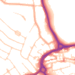Daytime road noise heatmap for WD3 7BX