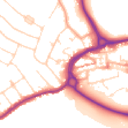 Daytime road noise heatmap for WD3 7DD