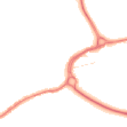 Night-time road noise heatmap for WD3 7DD