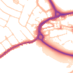 Daytime road noise heatmap for WD3 7DL