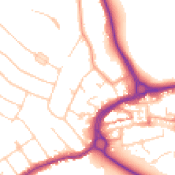 Daytime road noise heatmap for WD3 7DZ