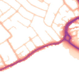 Daytime road noise heatmap for WD3 7EE