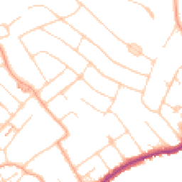 Daytime road noise heatmap for WD3 7ET