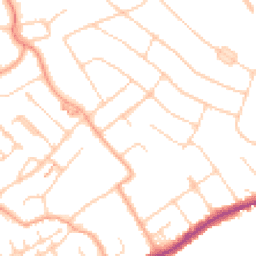 Daytime road noise heatmap for WD3 7EZ