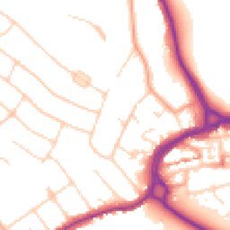 Daytime road noise heatmap for WD3 7GF