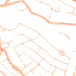 Daytime road noise heatmap for WD3 7PQ