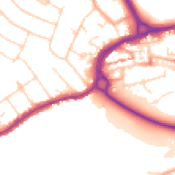 Daytime road noise heatmap for WD3 7SX