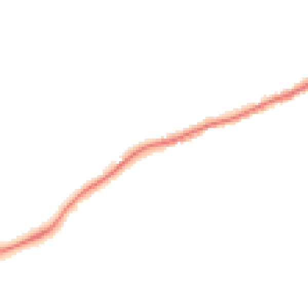 Night-time road noise heatmap for WD3 8DX