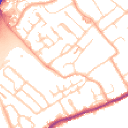 Daytime road noise heatmap for WD3 8EF