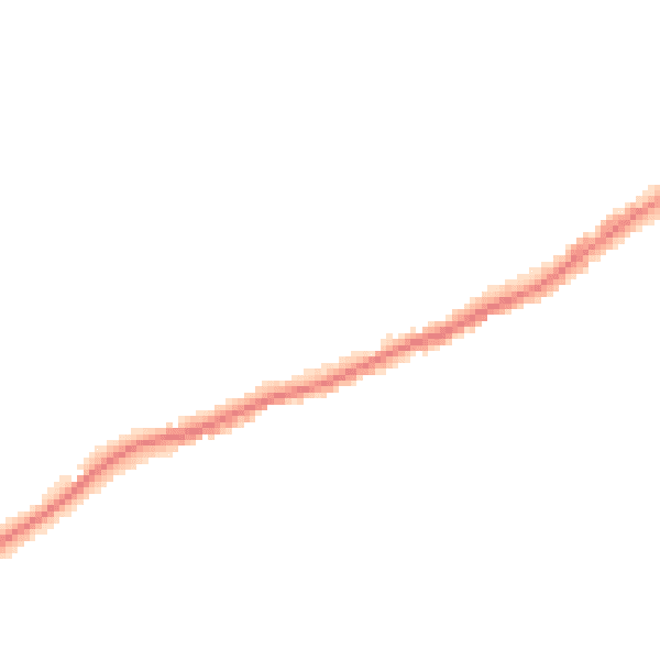 Night-time road noise heatmap for WD3 8FH