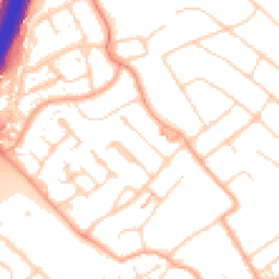 Daytime road noise heatmap for WD3 8HX