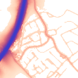 Daytime road noise heatmap for WD3 8LD