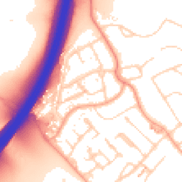 Daytime road noise heatmap for WD3 8LG