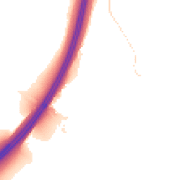 Night-time road noise heatmap for WD3 8LH
