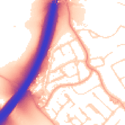 Daytime road noise heatmap for WD3 8LR