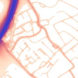 Daytime road noise heatmap for WD3 8NE