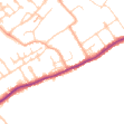 Daytime road noise heatmap for WD3 8PS