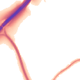 Night-time road noise heatmap for WD3 8QL