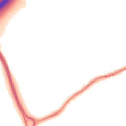 Night-time road noise heatmap for WD3 8QQ