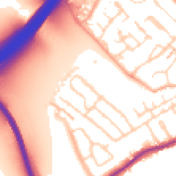 Daytime road noise heatmap for WD3 8QR