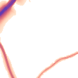 Night-time road noise heatmap for WD3 8QX