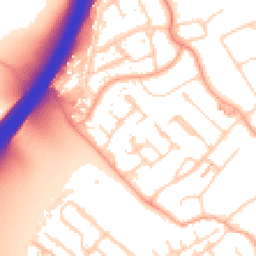 Daytime road noise heatmap for WD3 8RS