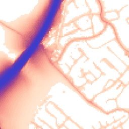 Daytime road noise heatmap for WD3 8RT