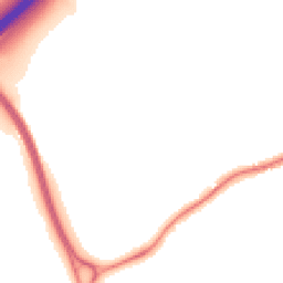 Night-time road noise heatmap for WD3 8YQ