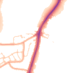 Daytime road noise heatmap for WD3 9AG