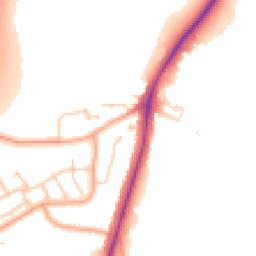Daytime road noise heatmap for WD3 9SD