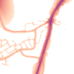 Daytime road noise heatmap for WD3 9TE