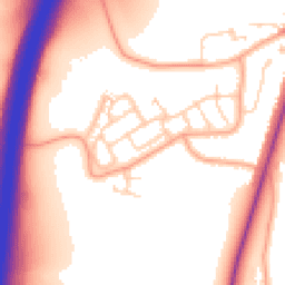 Daytime road noise heatmap for WD3 9TU