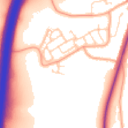 Daytime road noise heatmap for WD3 9UJ