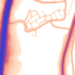 Daytime road noise heatmap for WD3 9UL