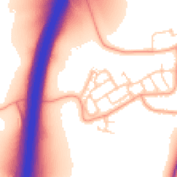 Daytime road noise heatmap for WD3 9UQ